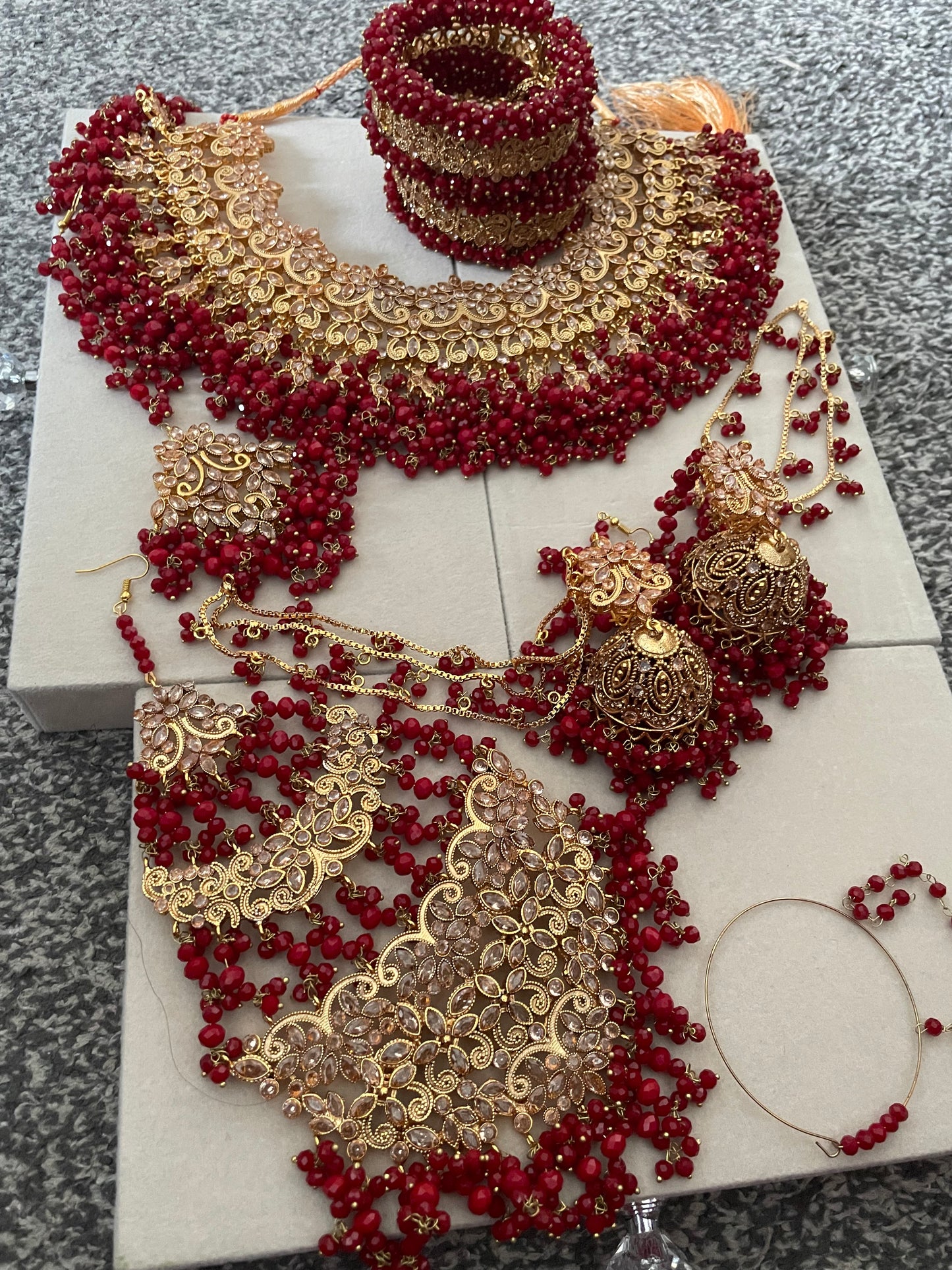 Red Bridal Sneha