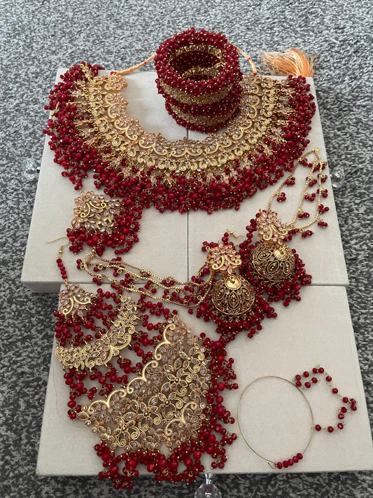 Red Bridal Sneha