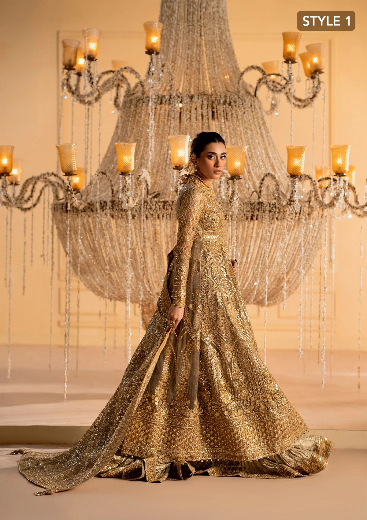 Wedding Festive Green Silk