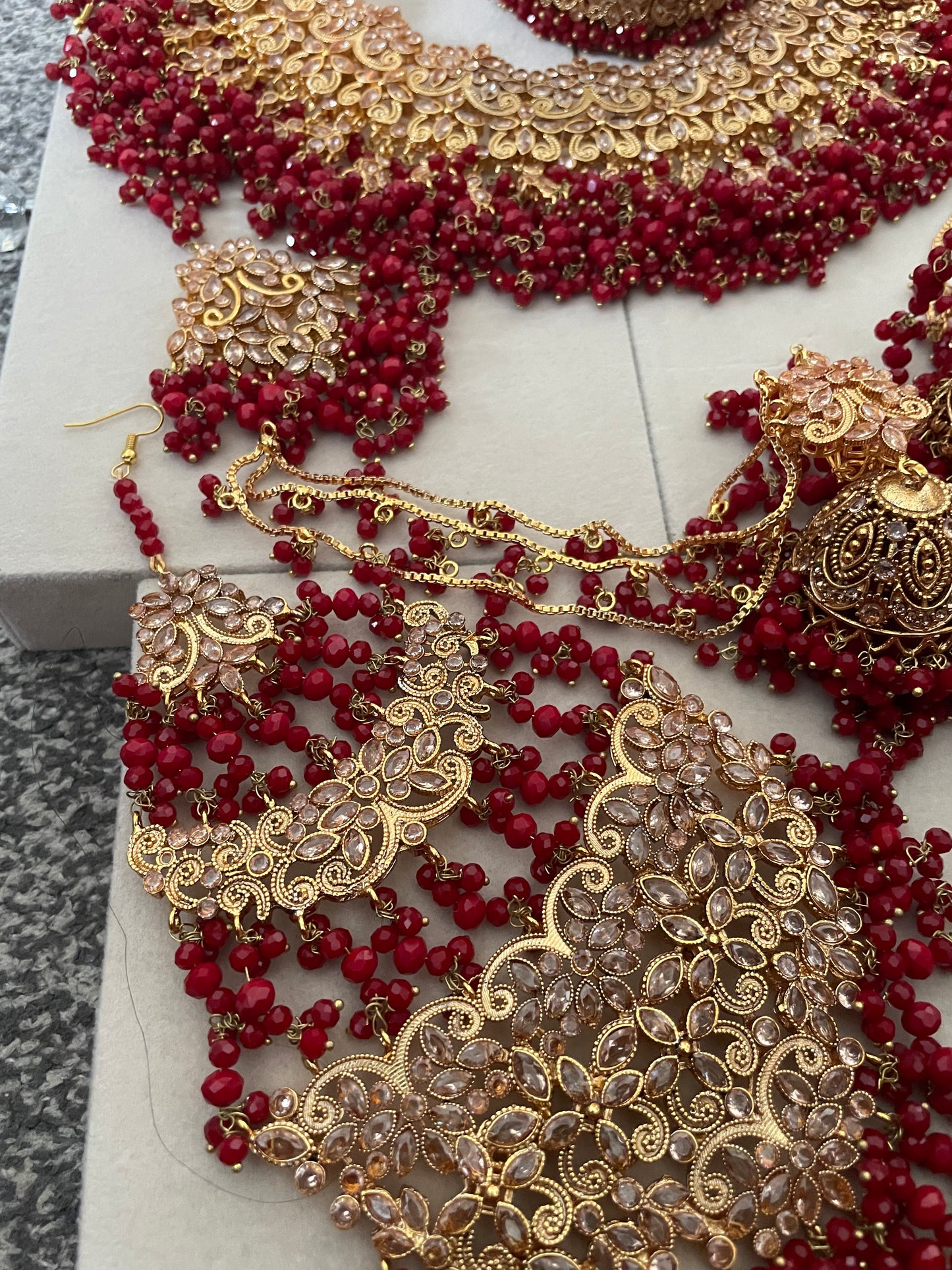 Red Bridal Sneha