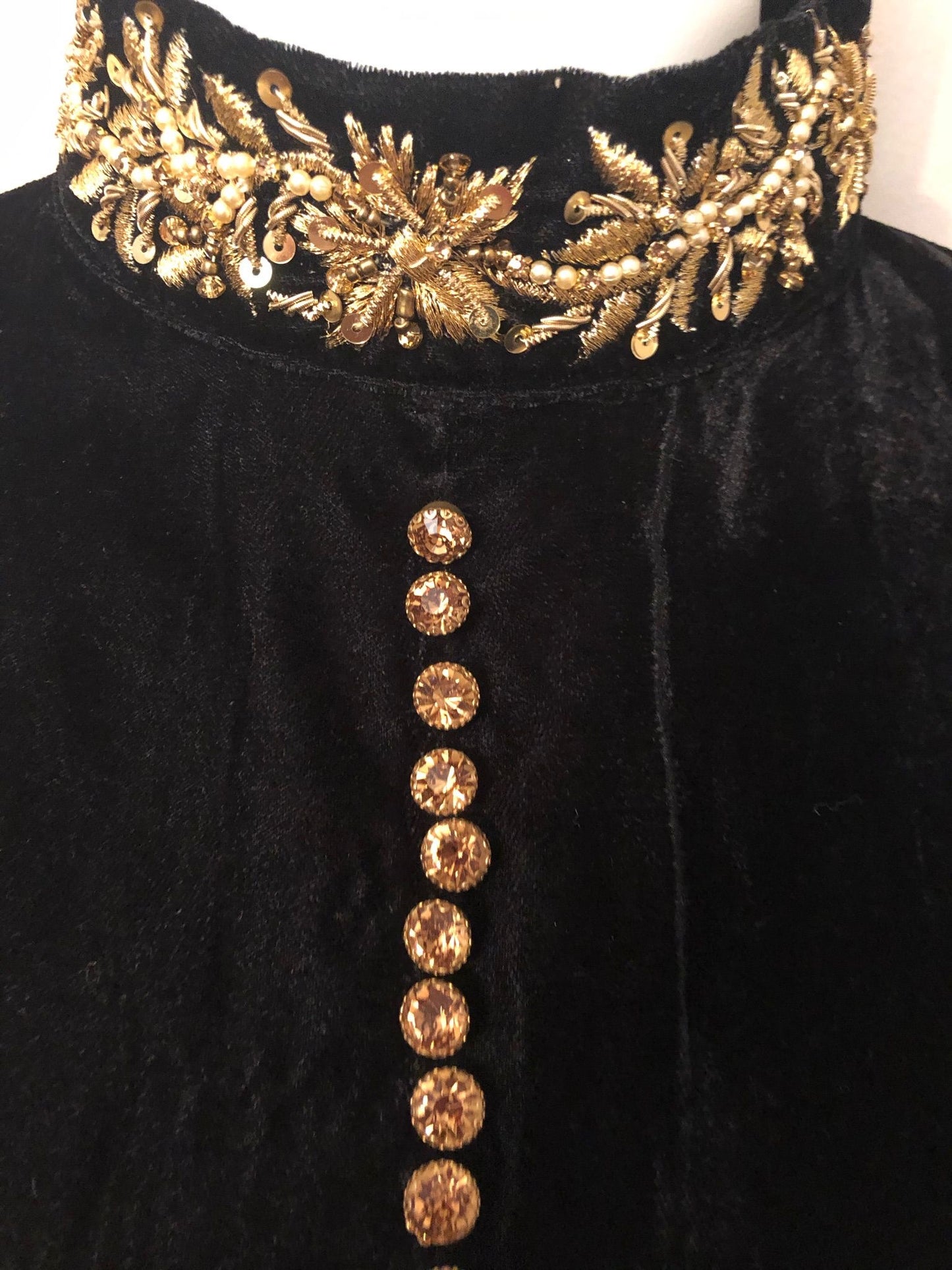 Velvet Embroidered Frock