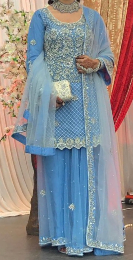 Iceblue lengha