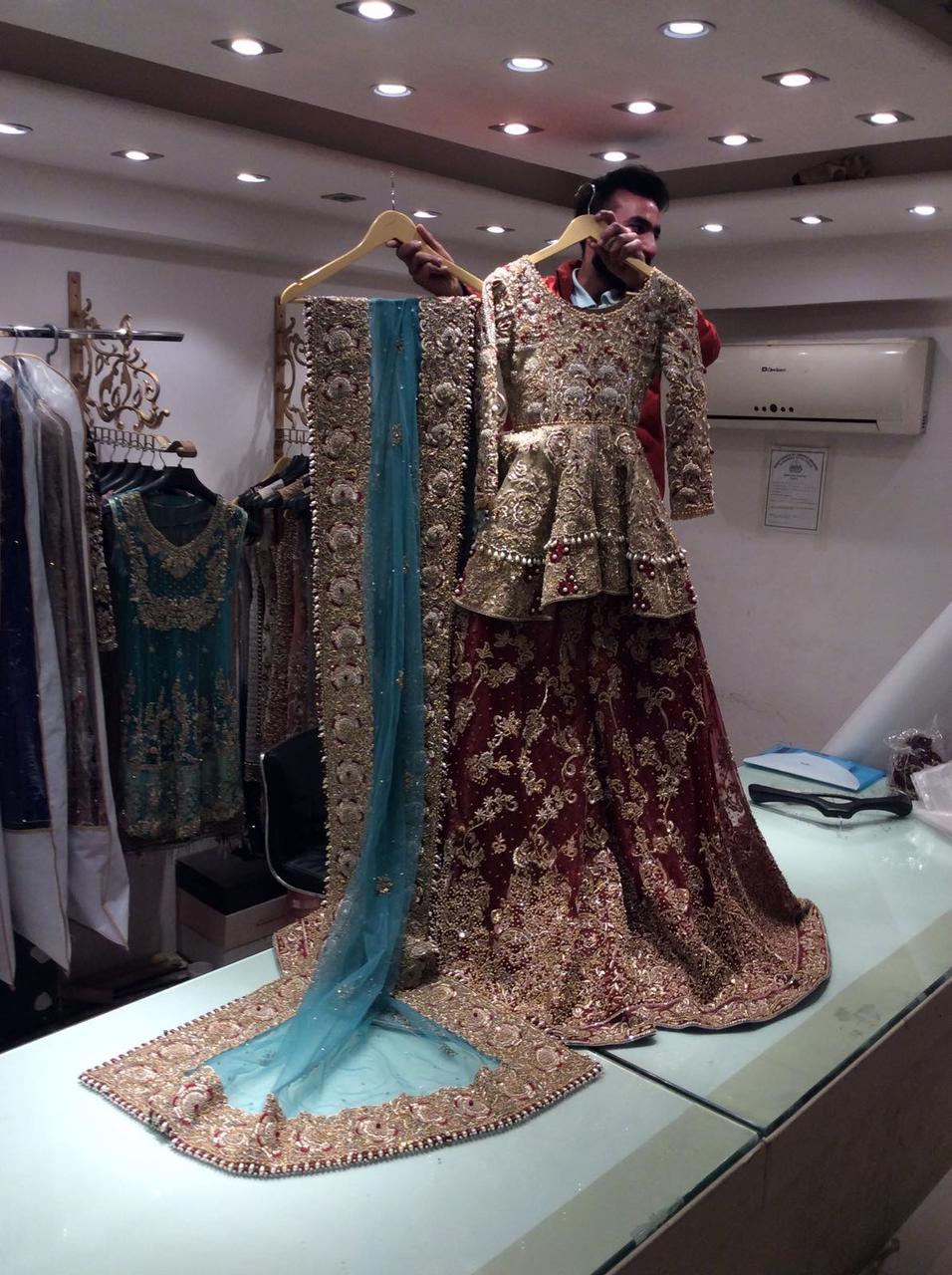 Peplum With Lengha